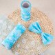 thumbnail image 5 of 2 rollos de tul de tela con diseño de copos de nieve, 15 x 9 metros, para decoración, lazos, manualidades, bodas, fiestas, cintas - 18 metros en total (azul cielo claro), 5 of 7