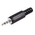thumbnail image 4 of 6pcs 2.5mm Stereo Male Plug Jack DIY Solder Headphones Audio Connector, 4 of 5
