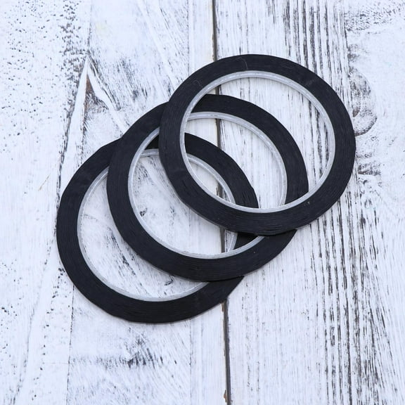 IBASETOY 6pcs Dry Erase Board Tape Lines Marking Tape Black Easy to Tear for Grid Creating