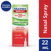 Mucinex Sinus-Max Nasal Spray for Sinus & Allergy (.75 oz Bottle)