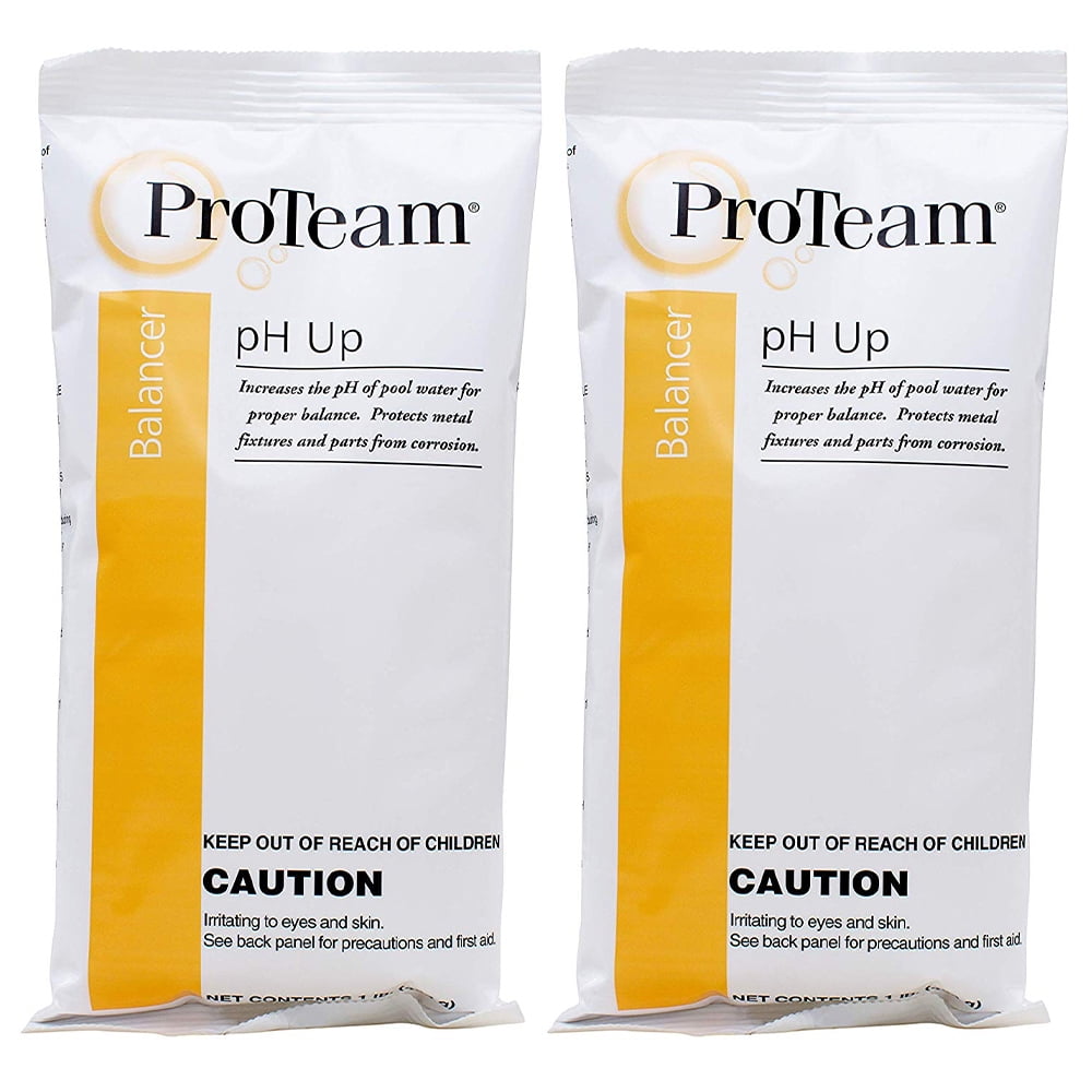 ProTeam pH Up Increases pH Levels in Swimming Pools & Spas 1 lb 2 Pack