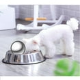 thumbnail image 3 of KUNWU SUS304 Stainless Steel Dog Food Slow Feeders Ball - 2" Stops Gulping, Bloat, Indigestion, and Rapid Eating, Fun, Healthy, Prevents Obesity Improves Digestion (Small), 3 of 7