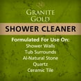 thumbnail image 6 of Granite Gold Shower Cleaner Spray for Quartz, Granite, Marble, Ceramic, and Other Stone Tub Surfaces, Made in the USA, 24 Ounces, Gold, 6 of 7