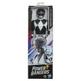 thumbnail image 2 of Power Rangers: Mighty Morphin Black Ranger Toy Action Figure for Boys and Girls (12"), 2 of 5