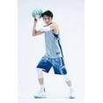 thumbnail image 3 of Men's Basketball Jerseys and Shorts Team Uniforms with Pockets Tracksuit Uniforms grey—L D01, 3 of 5