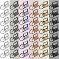 thumbnail image 4 of 180 Pcs Key Fob Hardware 6 Colors Keychain Wristlet with Ring Chain 1 Inch, 4 of 7