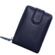 thumbnail image 4 of Guardurnaity Cartera de órgano de cuero para hombre y mujer, bloqueo de identificación, tarjeta de crédito, RFID, bloqueo de identificación, Envolturas para manijas de equipaje azul, 4 of 6