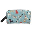 thumbnail image 2 of Uemuo Animal Dog Pattern Portable Toiletry Bags with Handle, Waterproof travel Make up Bags for Women, Large Capacity Travel Cosmetic Bags, 2 of 9
