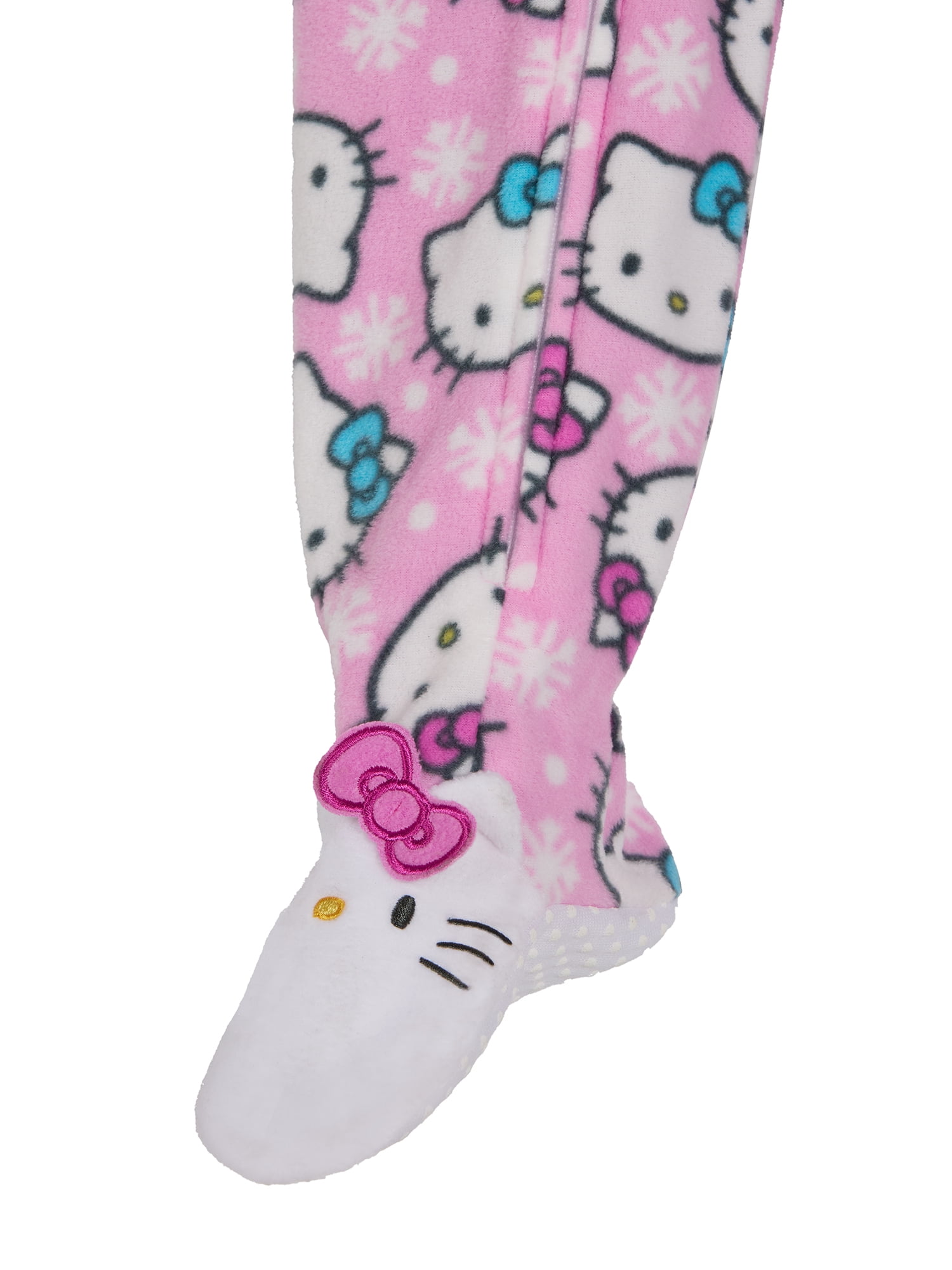 Hello Kitty Toddler One-Piece Footed Blanket Sleeper, Sizes 12M-5T