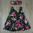 thumbnail image 6 of Newborn Baby Girl Kid Sleeveless Party Floral Dress Wedding Pageant Formal Dresses Sundress Clothes, 6 of 7