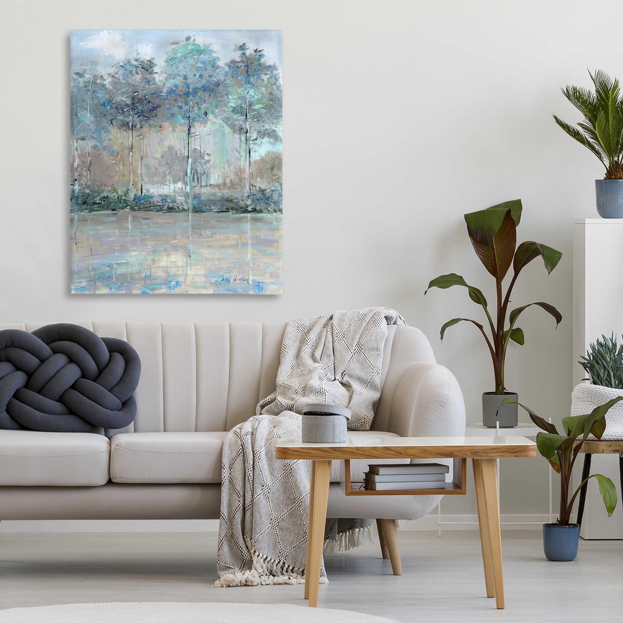 Stupell Industries Subdued Expression of Trees Canvas Wall Art, design by Sally Swatland