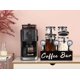 thumbnail image 4 of Recipientes de café de vidrio WYTAOHZL, 2 unidades, 1600 ml, con estante y cuchara, 4 of 6