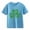 Light Blue, variant on XIMIN Clover Collage Kids' Short-Sleeve Crew Neck T-Shirt - Layered Green Graphic, Soft Comfy St. Patrick's Day Lucky Charm Top for Girls Boys