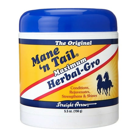 Mane N Tail Straight Arrow Maximum Herbal Gro For Hair, Original, 5.5 (Best Mane N Tail Product For Hair Growth)
