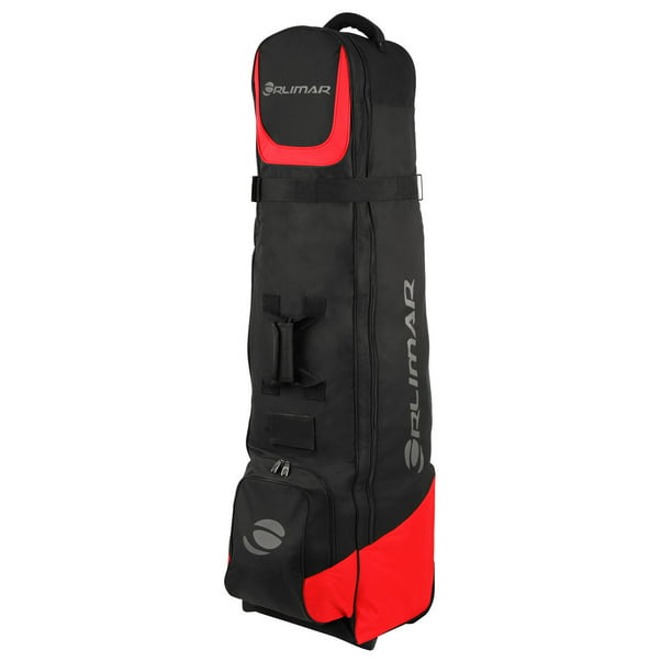 Orlimar 6.0 Deluxe Wheeled Golf Travel Cover - Black/Red - Walmart.com