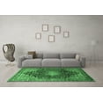 thumbnail image 3 of Ahgly Company Indoor Rectangle Medallion Emerald Green Traditional Area Rugs, 7' x 10', 3 of 4