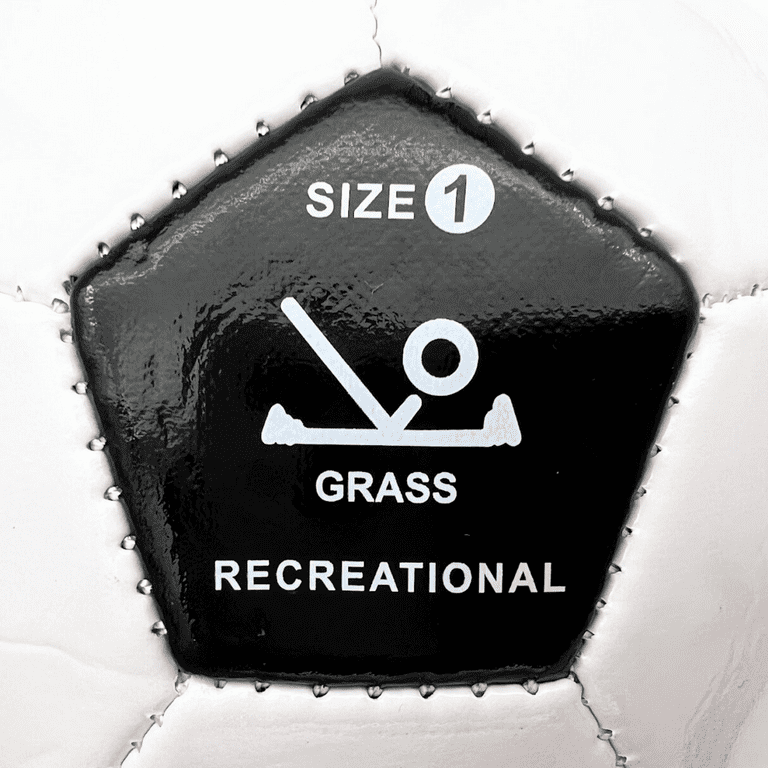 Rubber Sports Ball, For Soccer, No. 3 Size, White/Black Rubber Sports Ball, For Soccer, No. 3 Size, White/Black