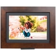 Brookstone PhotoShare 10" Smart Digital Picure Frame in Espresso
