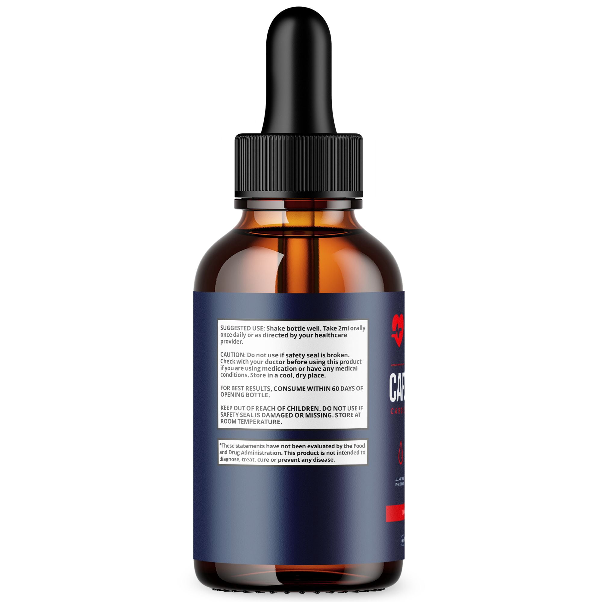 Cardioflush Advanced Formula Drops Natural Support Supplement Cardio Flush 30 Servings