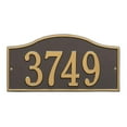thumbnail image 1 of Whitehall 1120OG Plaques de Collines - Mur Standard - une Ligne- Bronze/or, 1 of 1