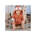 thumbnail image 2 of Baby Boy/Girl Cute Animal Soft Cotton Bathrobe with Hood Baby Bath Towels, 2 of 5