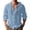 Light Blue, variant on BRANROY Men's Hoodies for Men Sweatshirt - Breathable Long Sleeve Pullover with Hood and Button Closure for Men Outdoor Activities and Daily Comfort,Army Green L