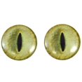 thumbnail image 2 of Pale Yellow Cat Glass Eyes, 2 of 6