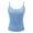 Blue, variant on Daznico Women's Round Neck Adjustable Sleeveless Camisole Top - Strappy Tank for Layering Comfort,Size S