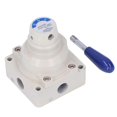 thumbnail image 2 of Rotary Lever Hand Valve Air Flow Control 0~1.0mpa 0?145Psi 3 Position 4 Way Pneumatic Switch4HV330?08, 2 of 5