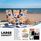 thumbnail image 5 of Fotbe Cute Chickens Bolsa de Viaje para Playa - Resistente al Agua, Bolsa Tote de Gran Capacidad y Ligera con 7 Bolsillos para Mujeres y Hombres, 5 of 7