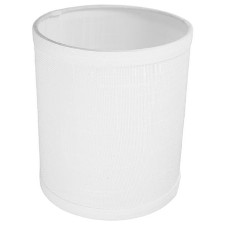 Beaupretty Living Room Lampshade Drum Lampshade Minimalist White for Library 1Pcs