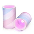 thumbnail image 7 of Yayeee Flameless Candles with Remote Flickering Battery Operated Multi Color Changing, Blue Gradient, 7 of 7