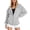 Light Gray -CZ26, variant on Nestiefly Womens Zip Up Hoodies 2026 Oversized Casual Long Sleeve Zipper Sweatshirts Fall Winter Comfy Fashion Jackets with Pockets Coffee XL