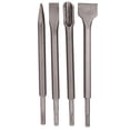 thumbnail image 4 of 4pcs SDS Plus Chisel Set Point Gouge Flat Chisels 250mm, 4 of 7