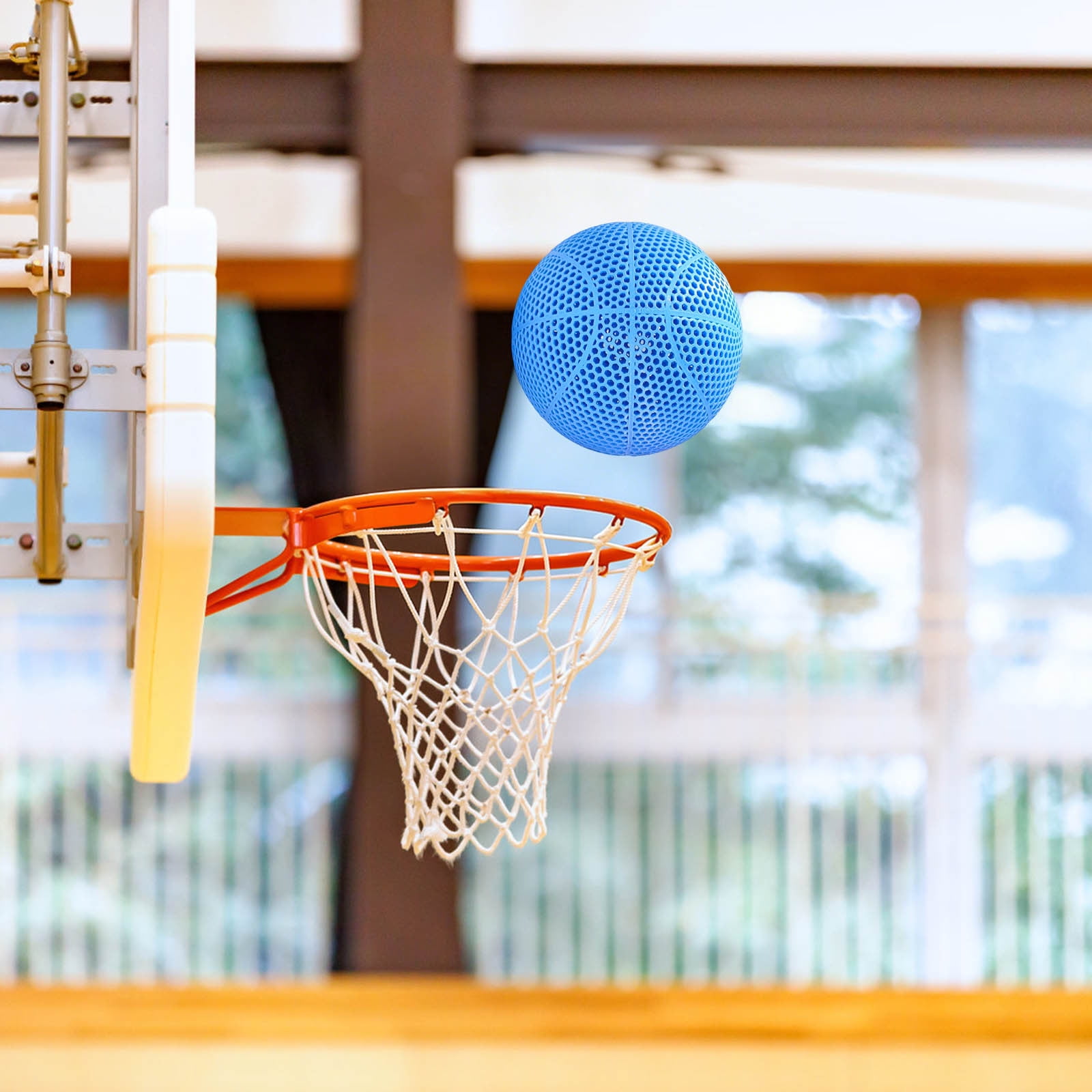 Durable 3D Printed Airless Basketball - High Elasticity, No Pump Needed, Perfect for Indoor & Outdoor Play