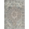 thumbnail image 2 of Rugs America Emali EA30A Taupe Grey Vintage Farmhouse Taupe Area Rug, 5'x7', 2 of 5