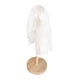 thumbnail image 4 of Peluca de muñeca de pelo artificial de seda de alta temperatura, pelo largo y rizado para muñeca de 1/6 de 15,5 a 17 cm, color blanco lunar, 4 of 14