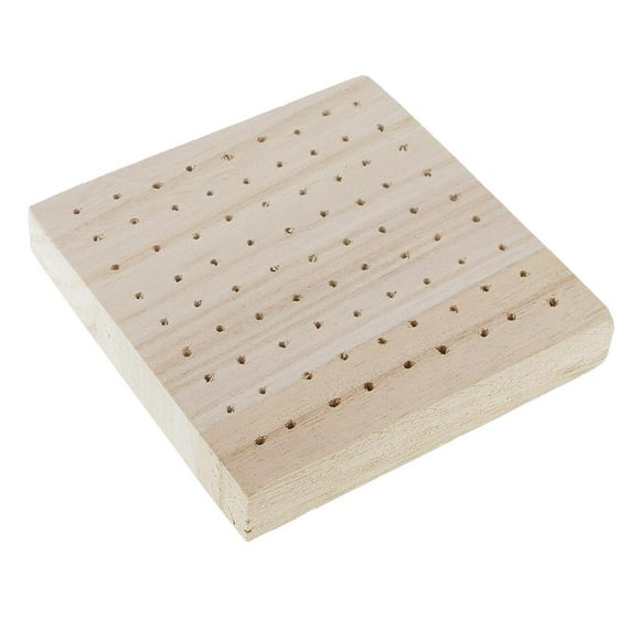 Multi Plug Holes Wooden Model Color Drying Base Plate Board for Polymer Clay, Modelling, Clay Figurines, , Doll, Modelling Skeleton