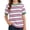 00$-Green1790, variant on Hiijoy Girls Striped Short Sleeve T Shirt Casual Round Neck T-Shirt Tee Top, Sizes 4-14