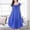 Blue, variant on Royisotas Womens Lace Nightgowns Hot Pink Sleepshirt Silky Casual Sleeveless Plus Size Nightshirt for Womens