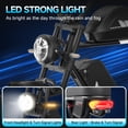 thumbnail image 4 of Bluvall K10 Peak 3000W Electric Bike 39MPH, 52V 43Ah E-Mountain Bikes, 20" Fat Tire Ebike for Adults Full Suspension UL2849, 4 of 13