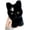 Cat Black, variant on Plush Case Apply to iPhone 13 Pro Max, Cute 3D Cartoon Fur Cat Design Warm Fluffy Back Cover Soft Silicone Bumper Shockproof Protective Case Cat White for iPhone 13 Pro Max