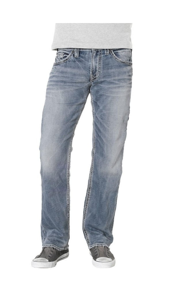 silver jeans zac light wash