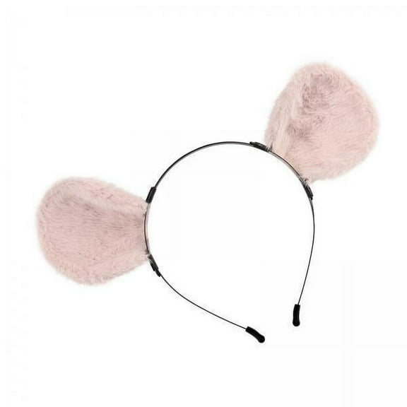 Milageto 3xMouse Ear Headband Hairband Headwear for Halloween Performance Holiday pink