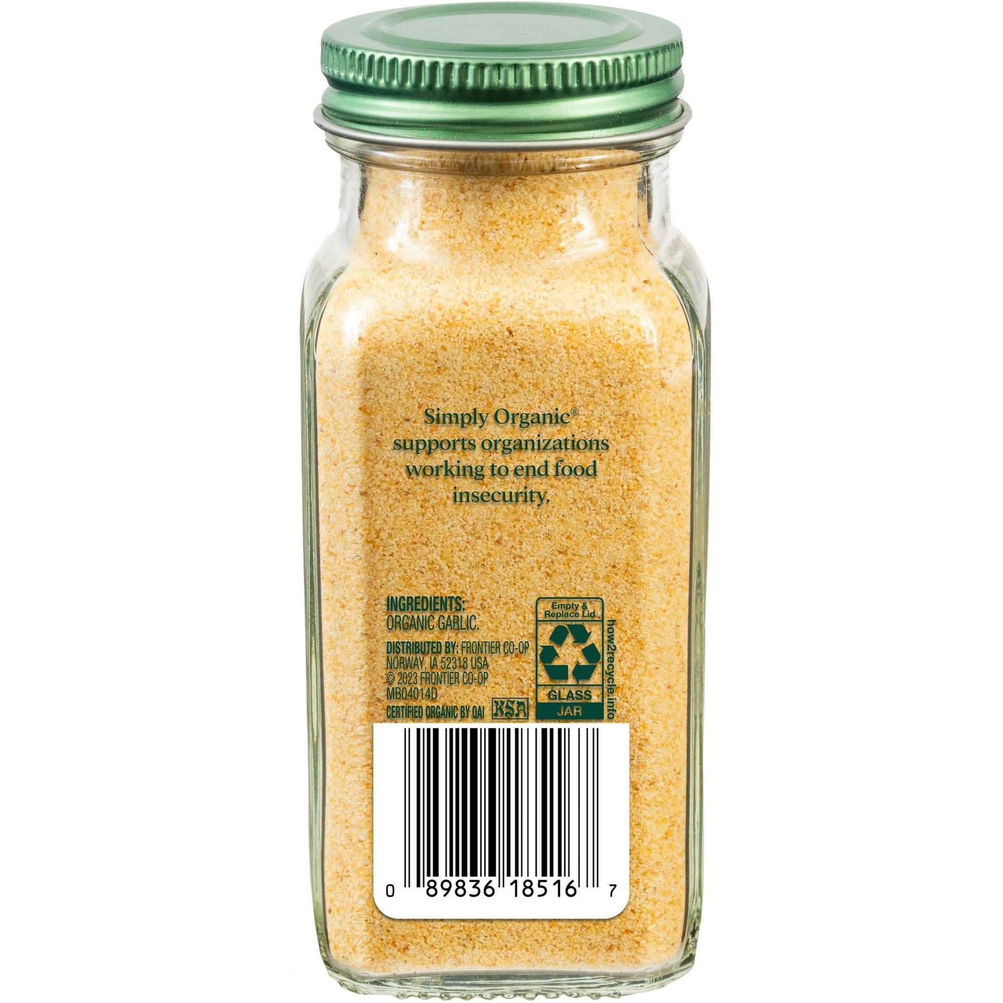 Pack of 6, Simply Organic Garlic Powder, 3.64 oz