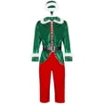 thumbnail image 4 of Traje de traje de Cosplay de Papá Noel uniforme de fiesta de Navidad sólido de moda para hombre Pompotops oipoqjl51736, 4 of 8