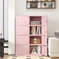 thumbnail image 2 of Metal Lockers for Employees,Office Storage Locker with 4 Door,Tall Locker Cabinet for Employees,School, Office, Home, Gym,Bedroom, 2 of 6