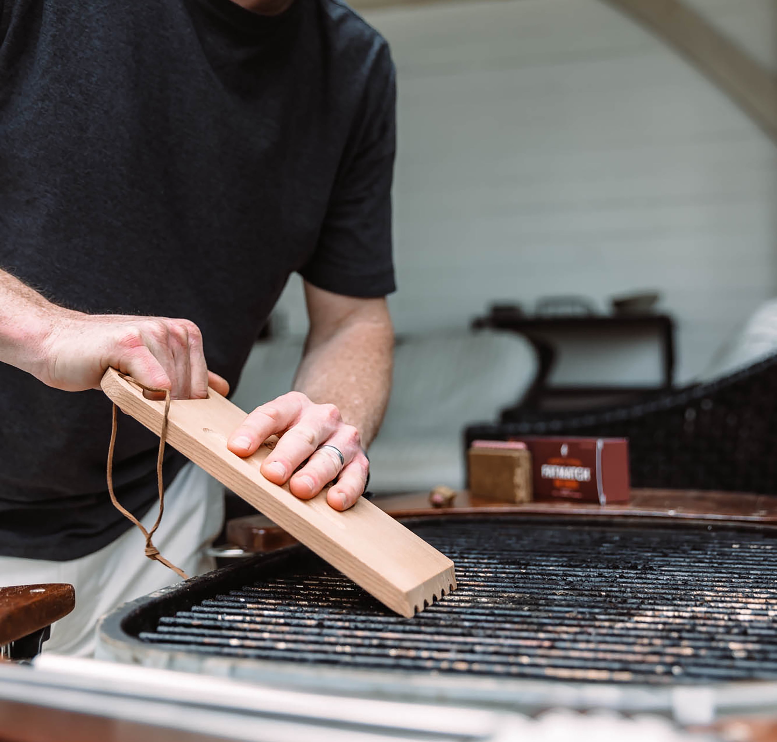 Fire & Flavor Wood Grill Scraper - FFT129 - Walmart.com