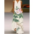 thumbnail image 4 of 2024 Robes Longues Amples pour Femmes Décontractées Grande Taille Ourlet Fendu Robe Jupe Irrégulière Robe d'Été Aguichant Longueur au Sol Robes d'Été, 4 of 7