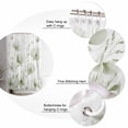 thumbnail image 5 of Sage Green Floral Shower Curtains for Bathroom Waterproof Fabric Bath Curtains Decor Bath Tub Curtain Botanical Flower Plant Herb Watercolor Decorative Shower Curtain Sets with 12 Hooks, 72x72 Inch, 5 of 6